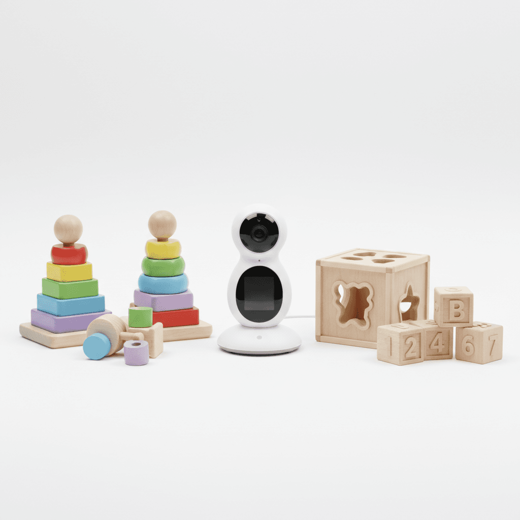 Babyphone Vidéo 5" — Caméra Orientable + App - Image 1